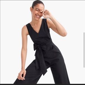 J. Crew Jumpsuit Navy w/Wrap Waist Size 4